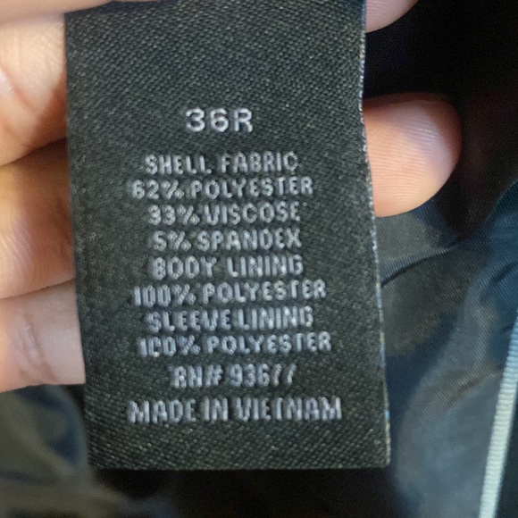 Coats black,size 36R, jf.j ferrar - Picture 3 of 7